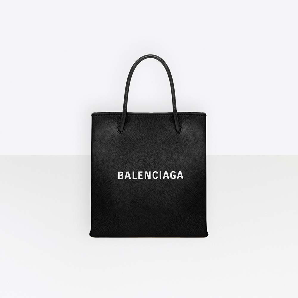 Balenciaga Women Shopping XXS North South Tote Bag in Squared Calfskin ...