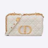Dior Women Small Dior Caro Bag Lvory Supple Cannage Calfskin
