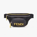 Fendi Men Belt Bag Black Nylon Belt Bag