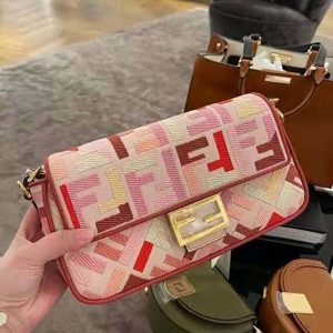 Fendi Women Baguette Bag From the Lunar New Year Limited Capsule Collection