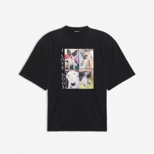 balenciaga dog t shirt