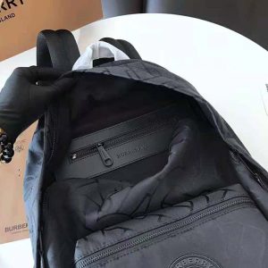 Monogram Jacquard Backpack in Black - Men