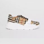 Burberry Unisex Vintage Check Cotton Sneakers