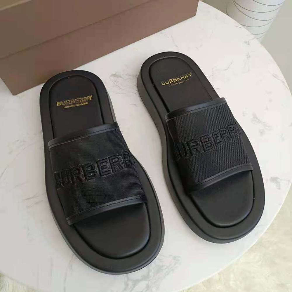 burberry mesh slides