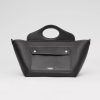 Burberry Women Mini Leather Soft Pocket Tote