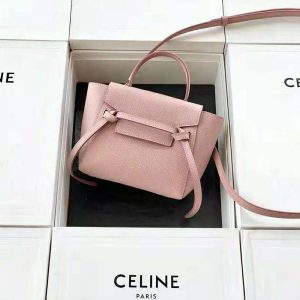 pink celine belt bag