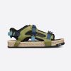 Dior Men Atlas Sandal Black Neoprene and Khaki Suede 11 Dior Men Atlas Sandal Black Neoprene and Khaki Suede