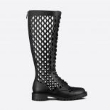 Dior Women D-Trap Boot Black Matte Calfskin