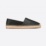 Dior Women Dior Granville Espadrille White Embossed Lambskin