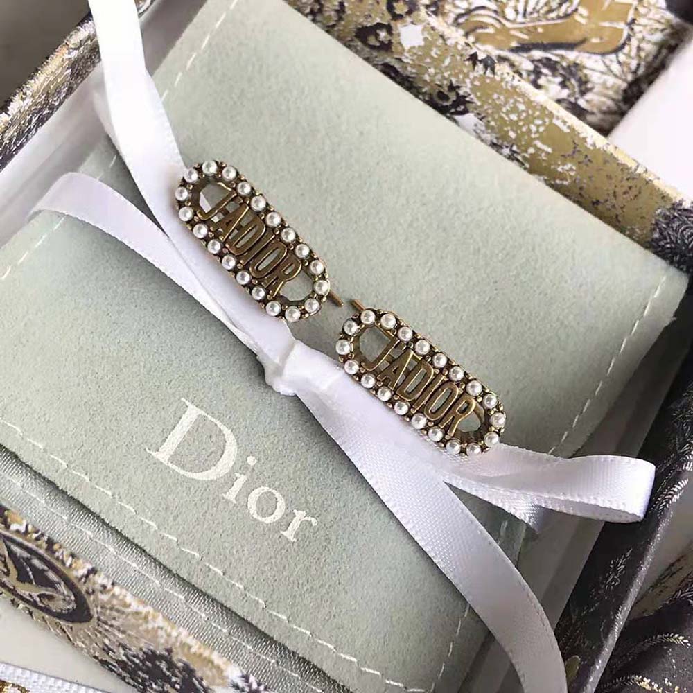 Used] Christian Dior 21SS J'ADIOR Valletta Ladies Gold x White Metal Resin  Pearl Hair Clip Hair Accessory Christian Dior Golden ref.434638 - Joli  Closet