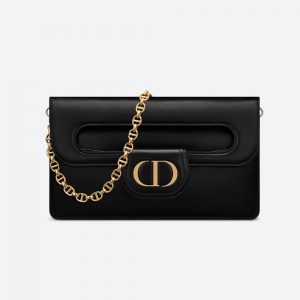 Dior Women Medium Diordouble Bag Smooth Calfskin