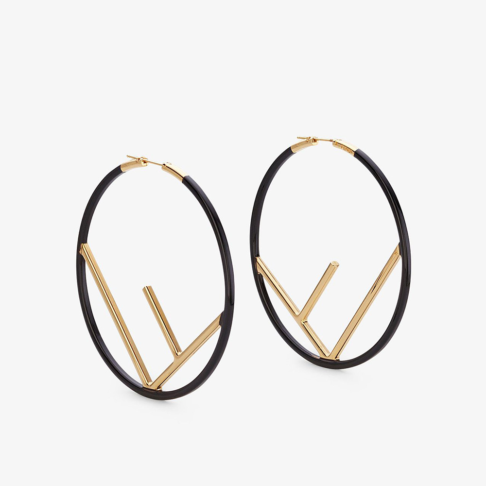 Shop FENDI F IS FENDI Unisex Logo Earrings (8AG745B08F0TH0, 8AG745B08F0CJ4,  8AG745B08F0CFK) by allster