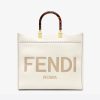 Fendi Women Sunshine Medium Leather Shopper