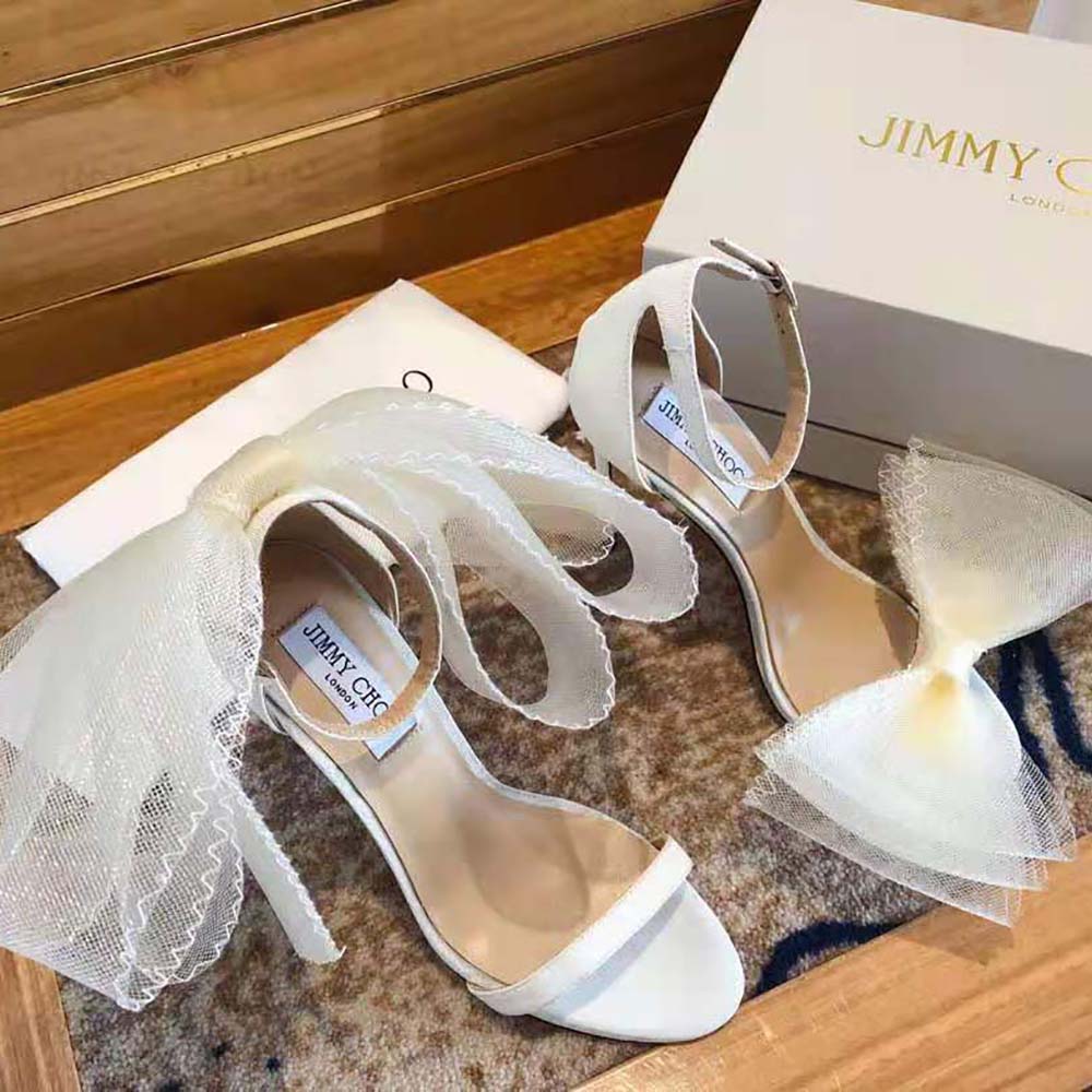 Jimmy Choo Aveline 100 White 2024 favors