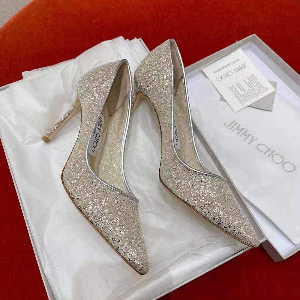 Romy85 Silver Glitter Tulle
