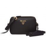 Prada Women Calf Leather Shoulder Bag