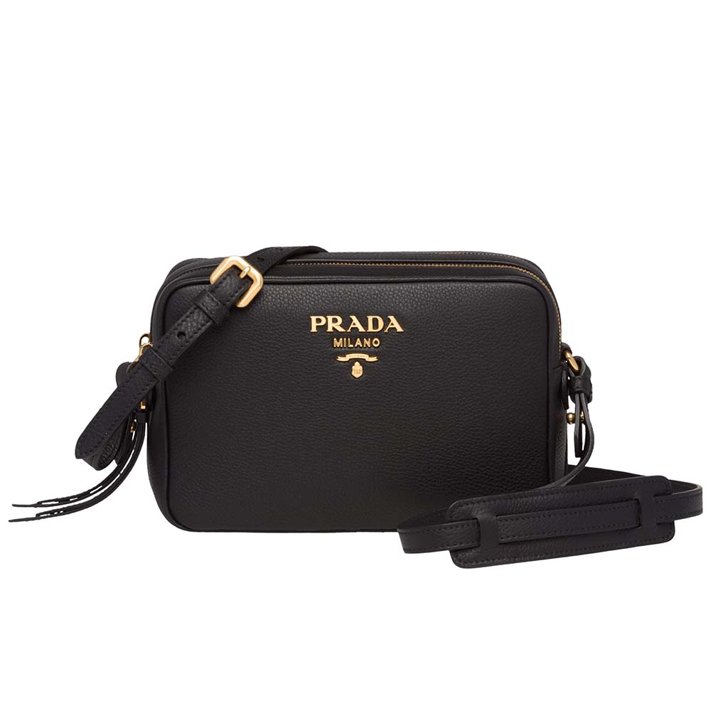 Prada Women Calf Leather Shoulder Bag-White
