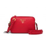 Prada Women Calf Leather Shoulder Bag