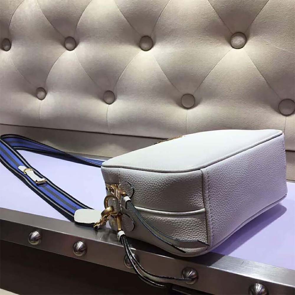 Prada Women Calf Leather Shoulder Bag-white (7)