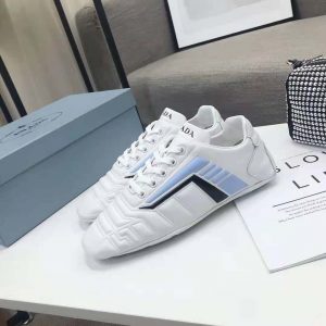 prada rev leather sneakers