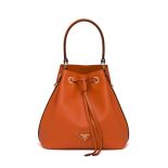 Prada Women Saffiano Leather Bucket Bag