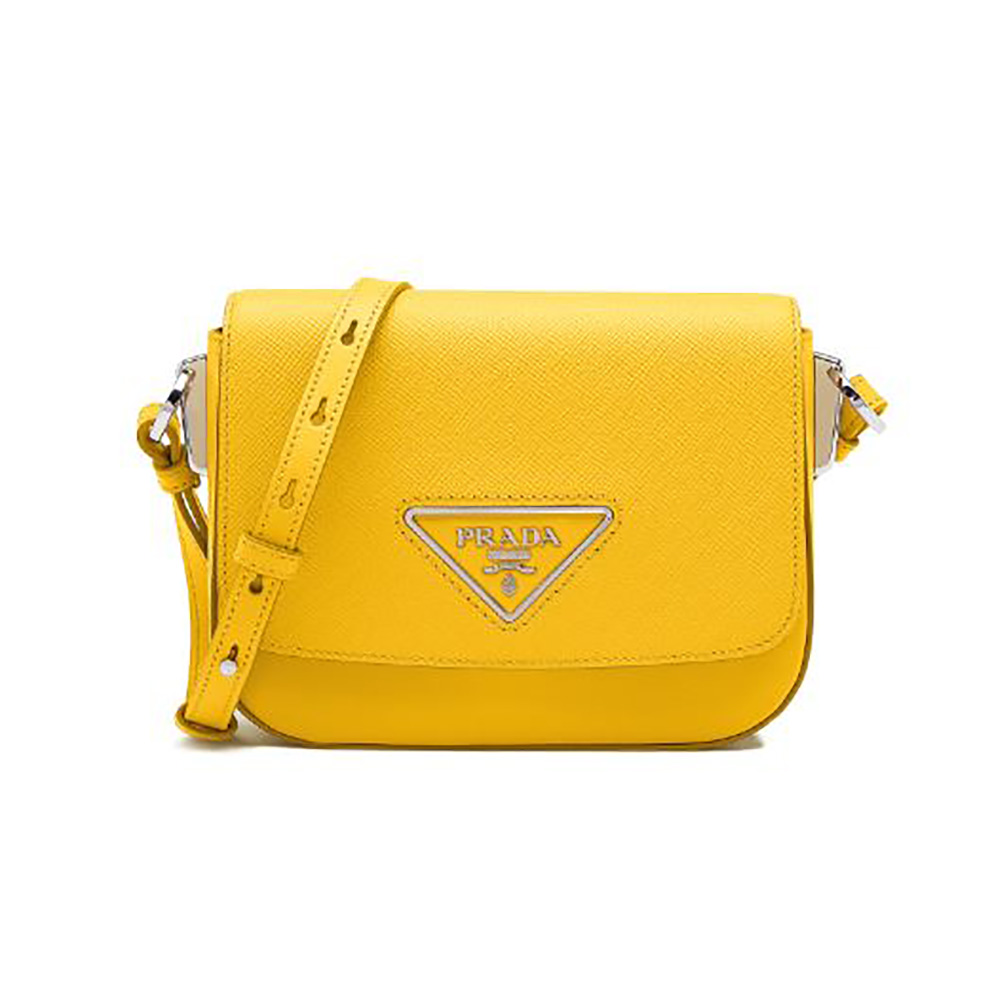 prada messenger bag yellow