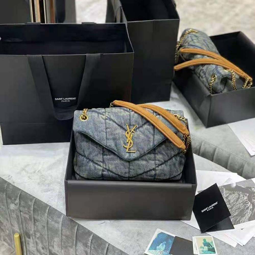 saint laurent puffer small bag