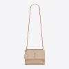 Saint Laurent YSL Women Sunset Medium in Grained Leather