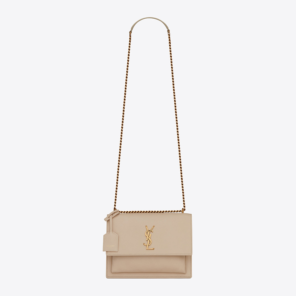 ysl sunset grained leather