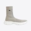 Balenciaga Women Speed 3.0 Sneaker in Grey Recycled Knit