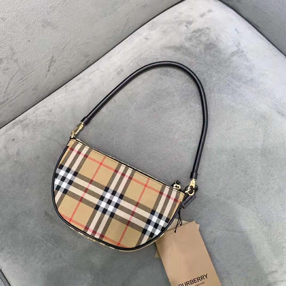 Burberry Vintage Check Cotton Olympia Pouch Online Sellers, Save 67% |  