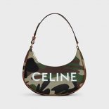 Celine Women AVA Bag in Canvas with Camouflage and Celine Print