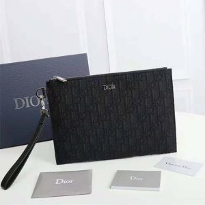 Dior Dior Oblique Jacquard A4 Pouch for Men