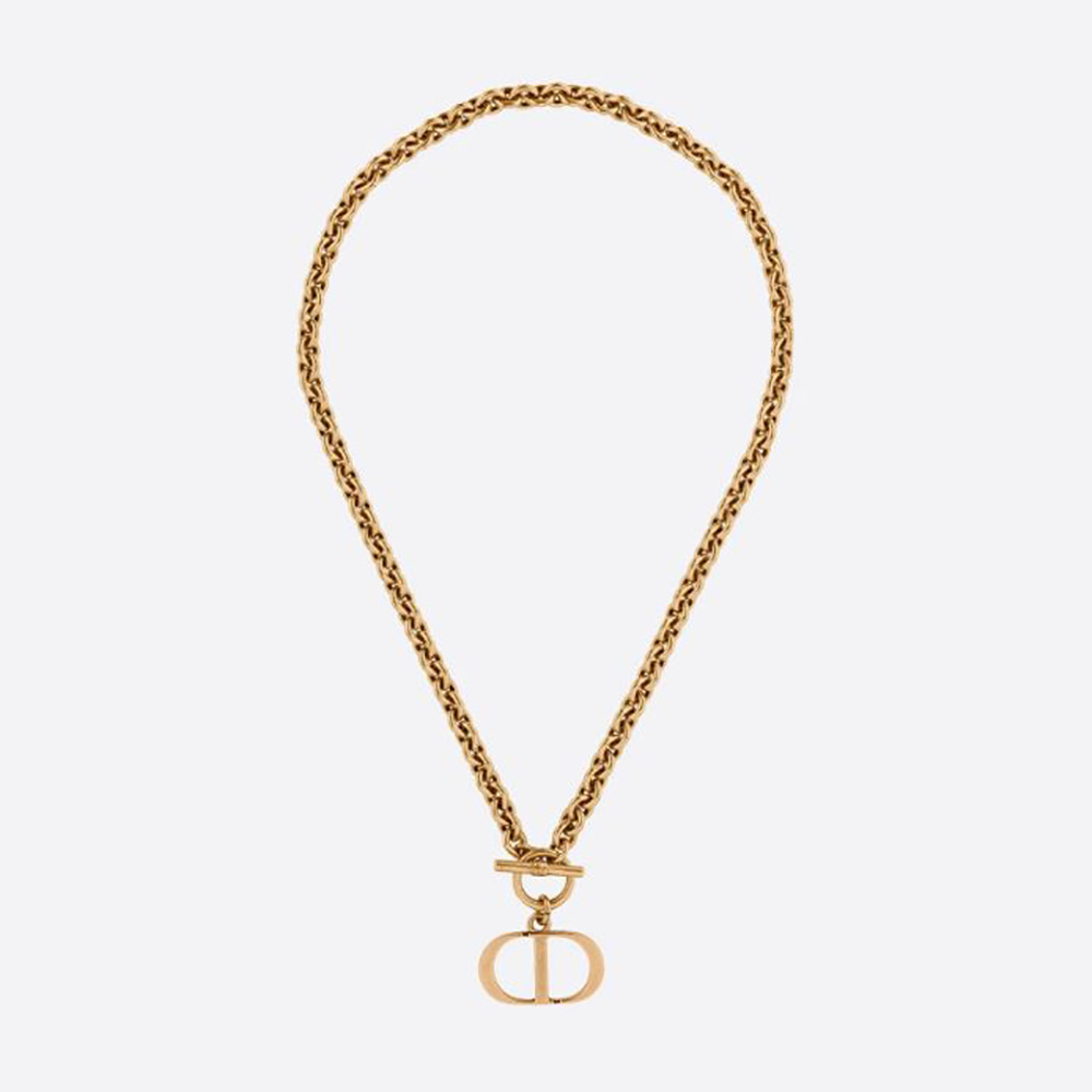 Dior Women 30 Montaigne Necklace Antique Gold-Finish Metal