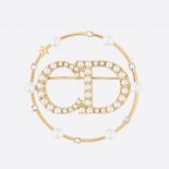 Dior Women Clair D Lune Brooch Gold-Finish Metal