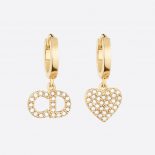Dior Women Clair D Lune Earrings Gold-Finish Metal