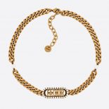 Dior Women J Adior Choker Antique Gold-Finish Metal