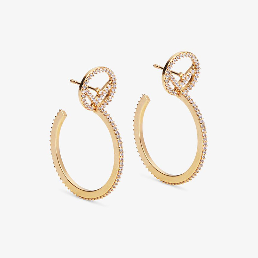 baguette small earrings fendi