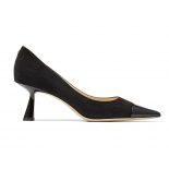 Jimmy Choo Women RENE 65 Latte Nappa Leather Pointed Pumps with Logo ...