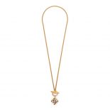 Loewe Women Anagram Pendant Necklace in Metal