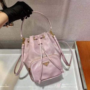 Prada Duet Re-Nylon Shoulder Bag - Pink