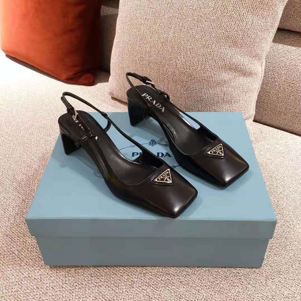 naplak leather slingbacks