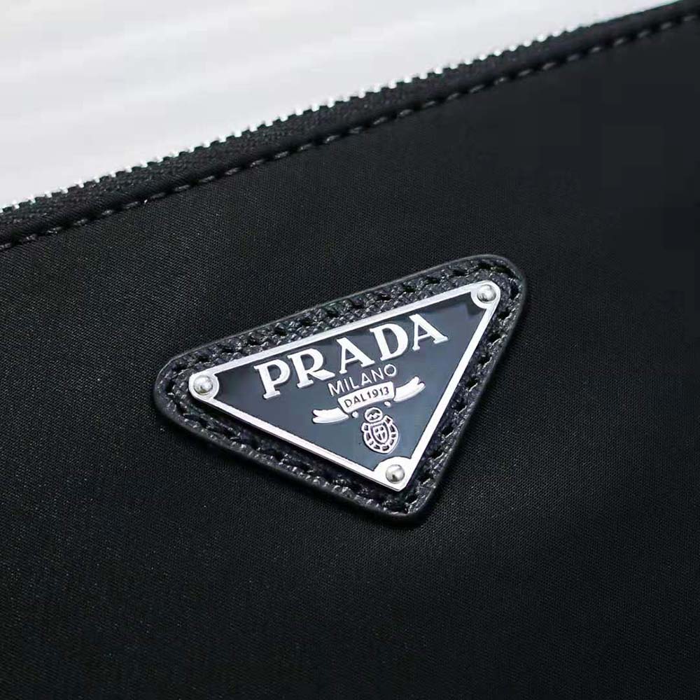 Prada Black Tessuto Nylon Vela Pochette