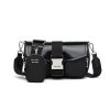 Prada Women Pocket Nylon and Brushed Leather Bag-Black 11 Prada Women Pocket Nylon and Brushed Leather Bag-Black
