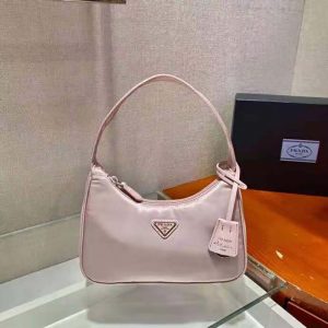 PRADA Re-Edition 2000 Mini Nylon Shoulder Bag Pink