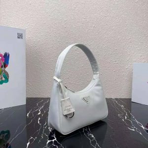 White Re-nylon Prada Re-edition 2000 Mini-bag