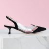 Roger Vivier Women I Love Vivier Slingback Pumps in PVC-Black
