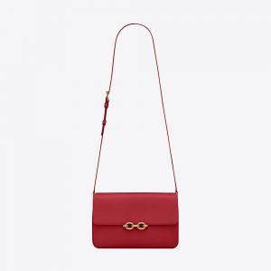 Saint Laurent YSL Women LE Maillon Satchel in Smooth Leather