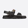 Dior Women Dioract Sandal Black Lambskin