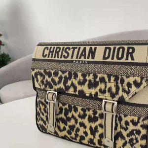 Dior - Small Diorcamp Bag Beige and Black Mizza Embroidery - Women